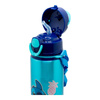 Disney Stitch - Hliníková láhev s brčkem a páskem 730 ml