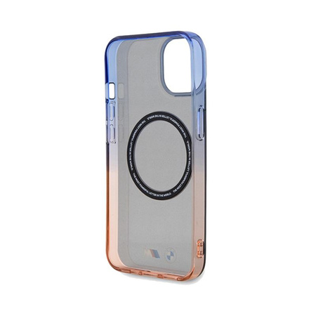 BMW Gradient Bumper MagSafe - Coque pour iPhone 15 Plus (Gris)