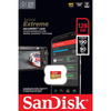 SanDisk Extreme microSDXC - 128 GB A2 V30 UHS-I U3 paměťová karta 190/90 MB/s s adaptérem