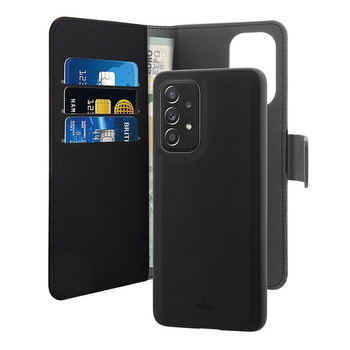 Étui 2-en-1 pour Samsung Galaxy A53 (noir) - Portefeuille détachable PURO