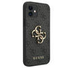 Guess 4G Big Metal Logo - pouzdro pro iPhone 12 mini (šedé)