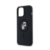Karl Lagerfeld Silikon Karl & Choupette MagSafe - iPhone 13 Pro Tasche (schwarz)