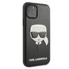 Silikonové pouzdro Karl Lagerfeld Iconic Karl`s Head - iPhone 11 Pro (černé)