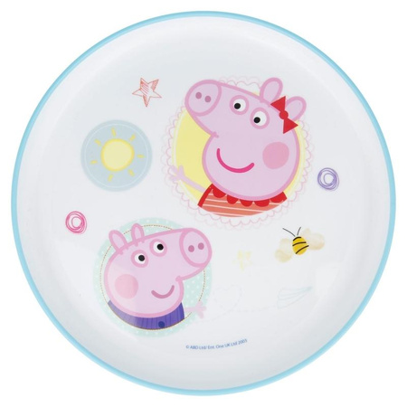 Peppa Pig - Bicolor dessert plate Peppa Pig