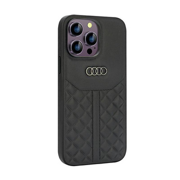 Audi Genuine Leather - pouzdro pro iPhone 14 Pro Max (černé)