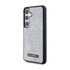 Karl Lagerfeld Rhinestone Metal Logo - Samsung Galaxy S24 Tasche (Silber)