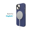 Speck CandyShell Pro + MagSafe - iPhone 14 Plus Case with MICROBAN Coating (Prussian Blue / Cloudy Grey)