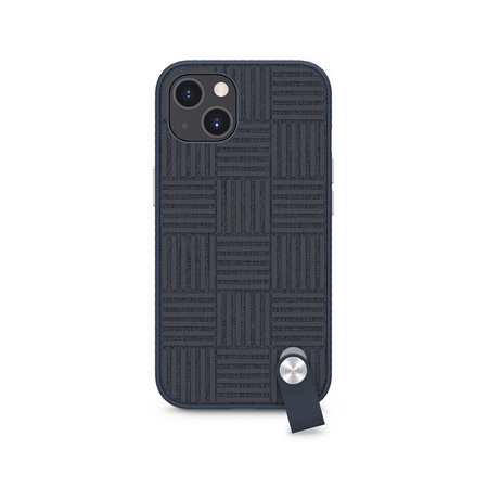 Moshi Altra - Étui avec dragonne détachable iPhone 13 (anti-bactérien NanoShield™) (Bleu)