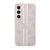 Guess 4G Printed Stripe - Case for Samsung Galaxy S23 (Pink)