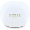 Guess Flat Classic Logo Electroplated - TWS headphones + charging case (white)