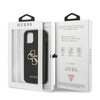 Étui Guess Saffiano 4G Big Metal Logo - iPhone 12 Pro Max Case (noir)