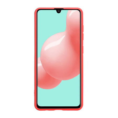 Barevný kryt Crong - pouzdro Samsung Galaxy A41 (červené)
