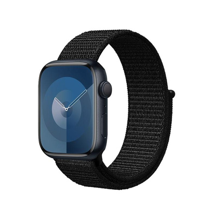 Crong Nylon Reflex – Sport strap for Apple Watch 38/40/41/42 mm (black)