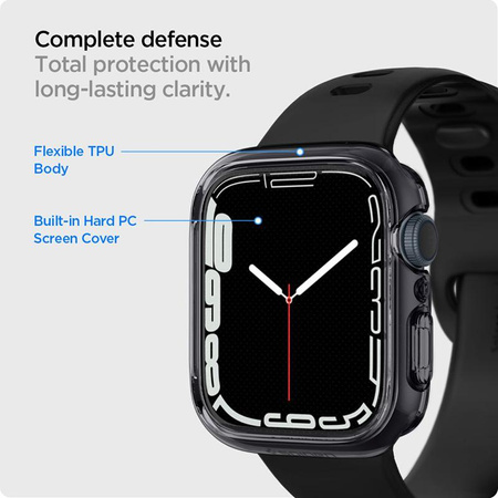 Spigen Ultra Hybrid - Case for Apple Watch 7/8/9 41 mm (Transparent)