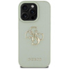 Guess Grained Big 4G Logo Small Classic Logo - Pouzdro pro iPhone 16 Pro Max (zelené)