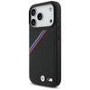 Pouzdro BMW M Tricolor Metal Logo MagSafe pro iPhone 17 Pro (černé)