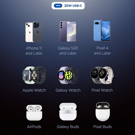 Spigen Essential EE201EU GaN - Wall Charger USB-C 20W (Black)