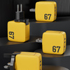 WEKOME WP-U141 Tint Series - Ladegerät 2x USB-C & USB-A Superschnellladegerät GaN 67W (Gelb)