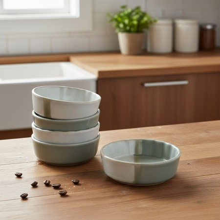 Żaroodporne Naczynia Okrągłe Ceramiczne do Zapiekania Zestaw Alpina 4szt