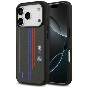 Pouzdro BMW M Kevlar Lines & Logo MagSafe pro iPhone 17 Pro (černé)