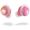 Guess 4G nyomtatott logó - TWS Bluetooth fejhallgató + töltőtáska (fukszia)