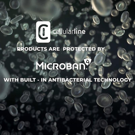 Cellularline Tetra Force Strong Guard Mag - iPhone 15 Pro MagSafe case with MICROBAN coating (clear)