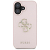 Guess Grained Big 4G Logo Small Classic Logo - Case for iPhone 16 (pink)