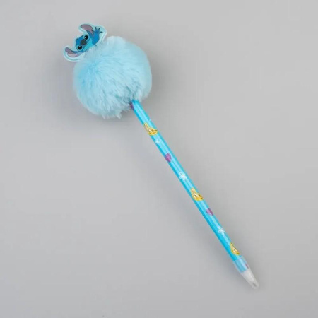 DŁUGOPIS Z POMPONEM STITCH DLA DZIECKA DO SZKOŁY Disney NA PREZENT