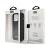 Karl Lagerfeld Glitter Plaque Logo - iPhone 14 Pro Max Case (black)
