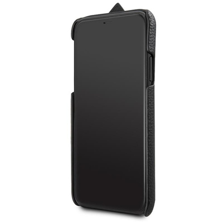 Karl Lagerfeld Pouzdro s řemínkem - Pouzdro pro iPhone 11 Pro (černé)