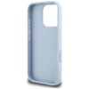 Guess Grained Big 4G Logo Small Classic Logo - Pouzdro pro iPhone 16 Pro (modré)