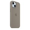 Apple Silicone Case - Coque en silicone avec MagSafe pour iPhone 15 (Ash Brown)