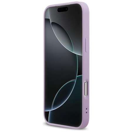 Guess Grained Ring MagSafe - Case iPhone 17 Pro Max (purple)