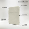 Incase Crosstown Sleeve mit Woolenex - MacBook Pro 14" (M4/M3/M2/M1/2024-2021) Taschenhülle (Kalkstein)
