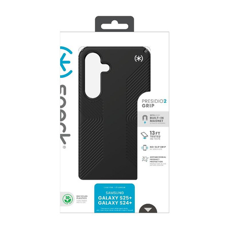 Speck Presidio2 Grip Magnet - Étui MagSafe Samsung Galaxy S25+ / 24+ (noir/gris ardoise/blanc)