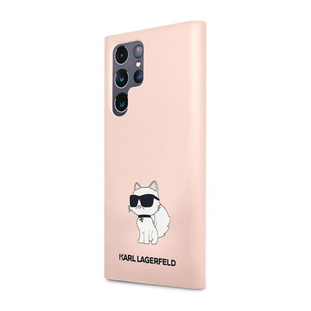 Karl Lagerfeld Silicone NFT Choupette - Case for Samsung Galaxy S23 Ultra (Pink)
