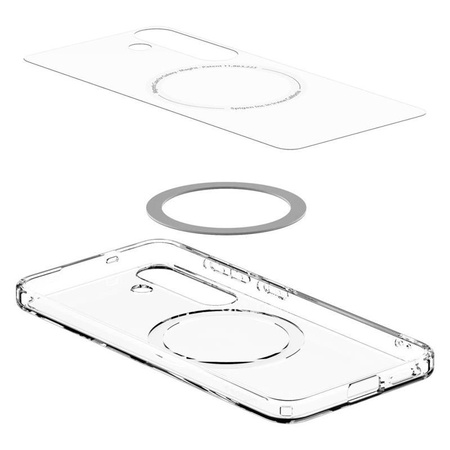 Spigen Ultra Hybrid Mag MagSafe - Pouzdro pro Samsung Galaxy S25 (Clear White)