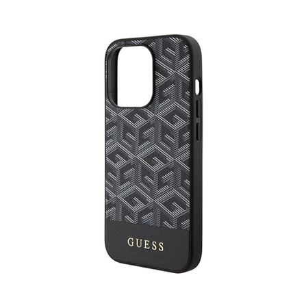 Guess GCube Stripes MagSafe - iPhone 15 Pro tok (fekete)
