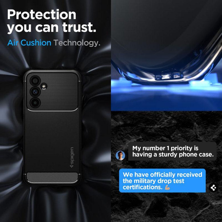 Spigen Rugged Armor - Etui pour Samsung Galaxy A54 5G (Noir)