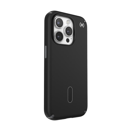 Speck Presidio2 Pro ClickLock & MagSafe - iPhone 15 Pro Tasche (Schwarz / Schiefergrau / Weiß)