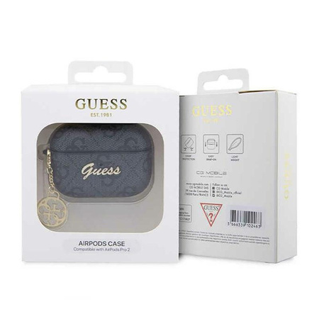 Guess 4G Charm Collection - AirPods Pro 2 tok (fekete)