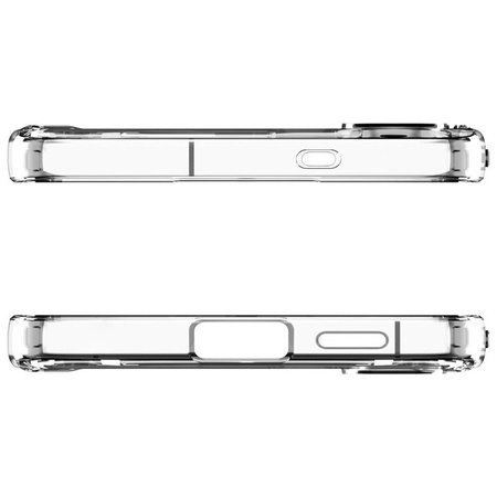 Spigen Ultra Hybrid Mag MagSafe - Hülle für Samsung Galaxy S25 FE (Clear/White)