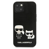 Karl Lagerfeld PU Leather Karl & Choupette Embossed - iPhone 13 Mini Case (black)