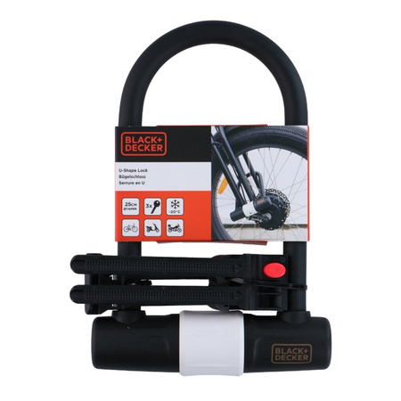 Black&Decker - Bicycle Lock / U-Lock 14x25 cm