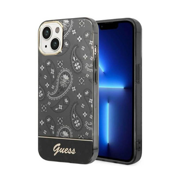 Guess Bandana Paisley - Coque iPhone 14 (noir)