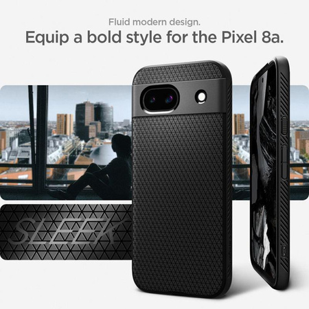 Spigen Liquid Air - Case for Google Pixel 8A (Matte Black)