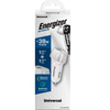 Energizer Ultimate - USB-C a USB-A 38W PD + nabíječka do auta QC3.0 (bílá / stříbrná)