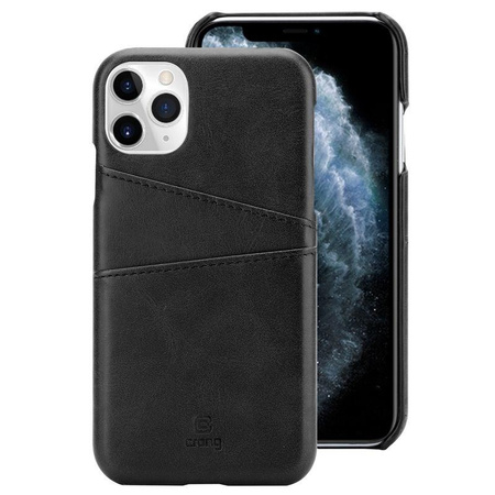 Crong Neat Cover - Custodia per iPhone 11 Pro con tasche (Nero)