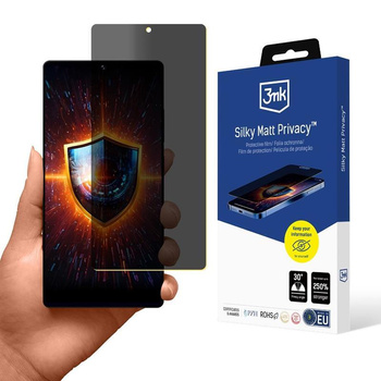 3mk Silky Matt Privacy - Matte Sichtschutzfolie für Samsung Galaxy S25 Ultra