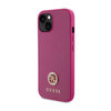 Guess 4G Strass Metall Logo - iPhone 15 Tasche (rosa)